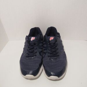 Fila Mens Lightweight Athletic Running Shoes, Dk Blue-White, Sz: 9.5M, RN:91175